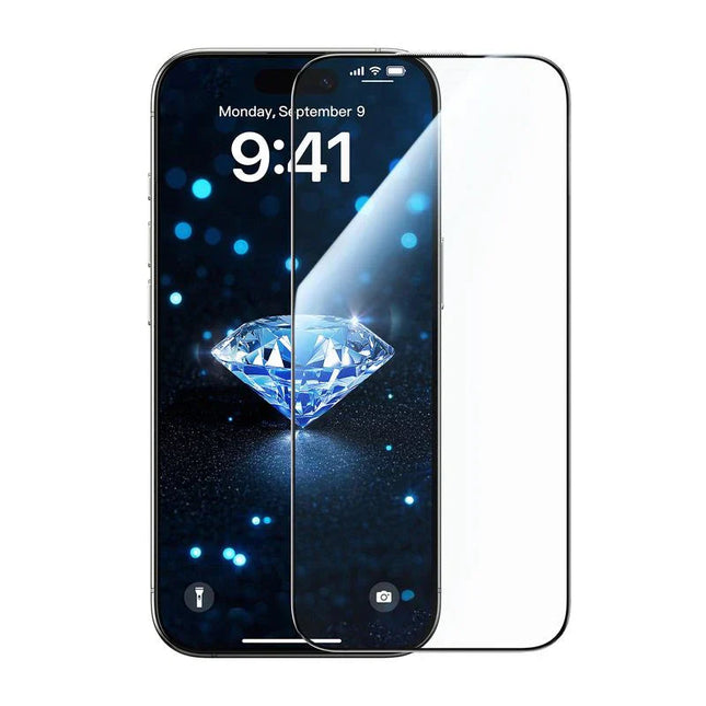 Joyroom JR-MQS0563 Tempered Glass Screen Protector for iPhone 16 & 17 Series - Compatible with iPhone 16/17, Pro, Air, and Pro Max - 9H Hardness - HD Clarity - Easy Installation Kit