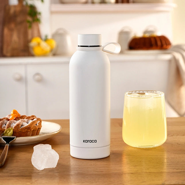 Karaca Aly Soft Touch 500ml Thermos White Leakproof