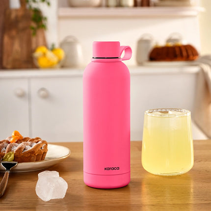 Karaca Aly Soft Touch Stainless Steel Thermos Pink 500ml