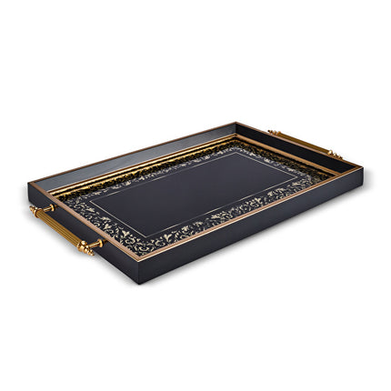 Karaca Nazende Wooden Serving Tray 49x29 cm Multicolor