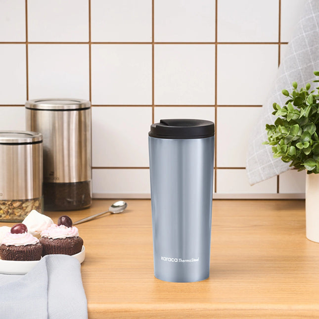 Karaca Sheeny 450ml Stainless Steel Thermos - Fog