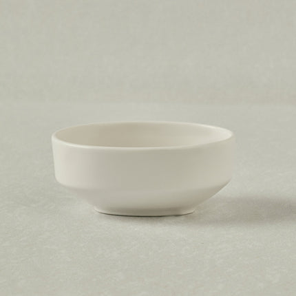 Karaca Stream Basic Line White Porcelain Snack Bowl 10cm