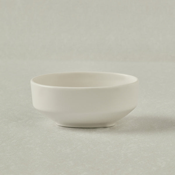 Karaca Stream Basic Line White Porcelain Snack Bowl 10cm