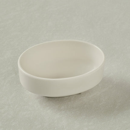 Karaca Stream Basic Line White Porcelain Snack Bowl 10cm