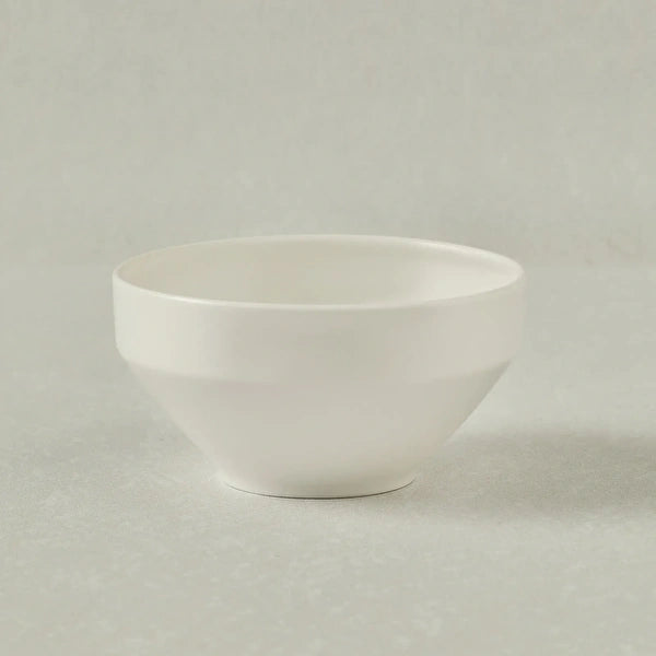 Karaca Stream Basic Line White Porcelain Snack Bowl
