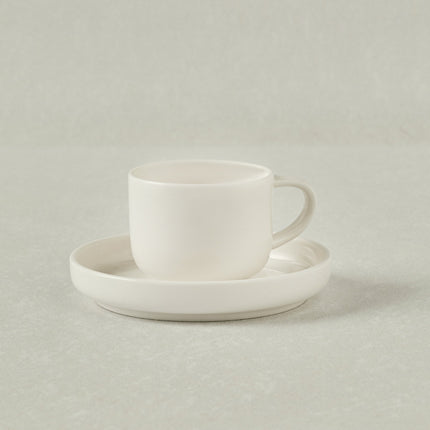KARACA Stream Basic Line White Bone Porcelain Coffee Cup