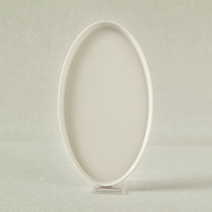 Karaca Stream Basic 25cm White Porcelain Dinner Plate