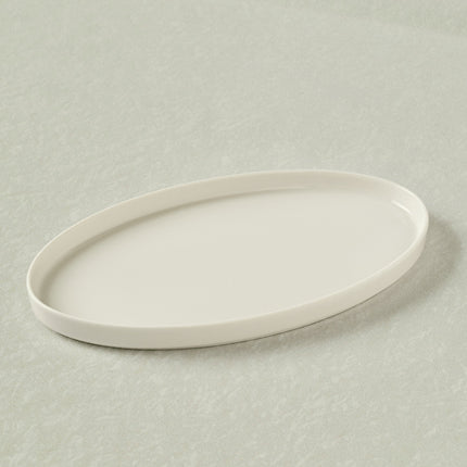 Karaca Stream Basic 25cm White Porcelain Dinner Plate