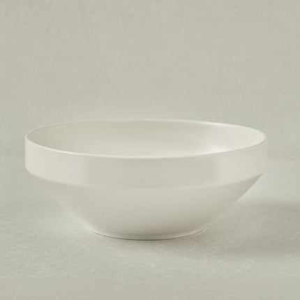 Karaca Stream Basic Line 23cm White Porcelain Salad Bowl