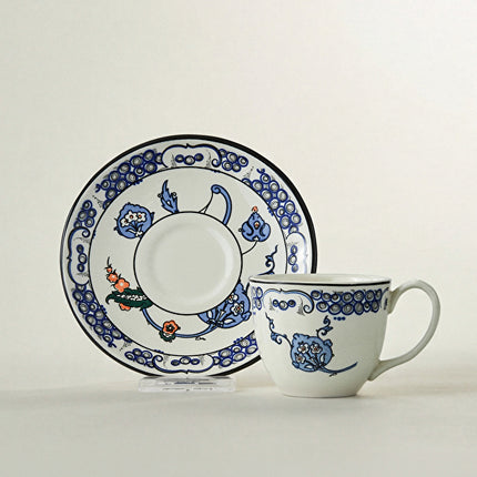 Karaca Iznik Hatai Floral Stoneware Bowl Multicolor