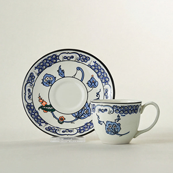 Karaca Iznik Hatai Floral Stoneware Bowl Multicolor