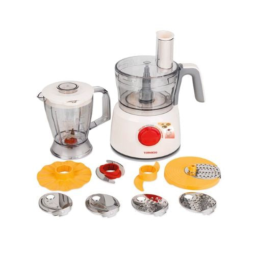 محضرة طعام من تورنيدو TFP-1000CC لون ابيض محضرة طعام من تورنيدو TFP-1000CC لون ابيض