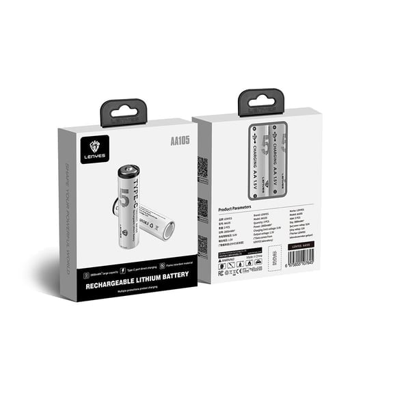  Lenyes AA105 RechargeableBatter- White