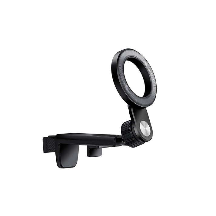 حامل هاتف مكتبي مغناطيسي لينييس (Lenyes) موديل CR187 - رأس دوار 360 درجة - قاعدة معدنية فائقة الاستقرار - تثبيت مغناطيسي شامل - لون أسود
