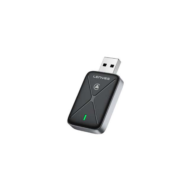 Lenyes LCP01 Wireless CarPlay & Android Auto Adapter - Bluetooth 5.0 - USB Plug & Play - High-Speed 5GHz WiFi - Stable Connection - Black