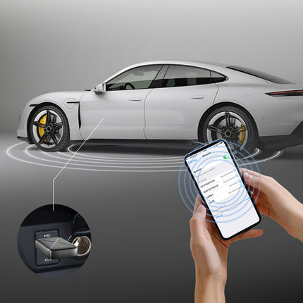 Lenyes LCP01 Wireless CarPlay & Android Auto Adapter - Bluetooth 5.0 - USB Plug & Play - High-Speed 5GHz WiFi - Stable Connection - Black