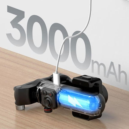 مانع اهتزاز (جيمبل) لينييس (Lenyes) موديل LPH113 للموبايل - 3 محاور لتثبيت الفيديو - تتبع ذكي - تصميم قابل للطي مع ترايبود - لون أسود