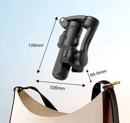 Lenyes LPH113 3-Axis Smartphone Gimbal Stabilizer - Smart Tracking - Foldable Design - Integrated Tripod - Long Battery Life - Black Lenyes LPH113 3-Axis Smartphone Gimbal Stabilizer - Smart Tracking - Foldable Design - Integrated Tripod - Long Battery Life - Black