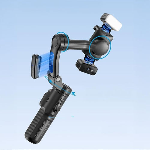 Lenyes LPH113 3-Axis Smartphone Gimbal Stabilizer - Smart Tracking - Foldable Design - Integrated Tripod - Long Battery Life - Black Lenyes LPH113 3-Axis Smartphone Gimbal Stabilizer - Smart Tracking - Foldable Design - Integrated Tripod - Long Battery Life - Black