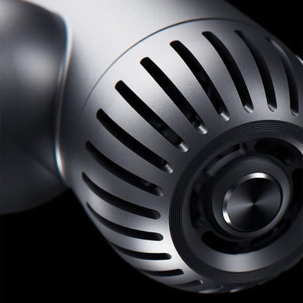 Lenyes LTF02 Portable Handheld Turbo Fan - 4 Adjustable Speeds - Smart LED Display - Rechargeable High-Speed Cooling - Ergonomic Design - White