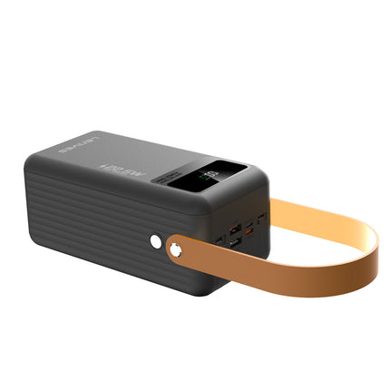 Lenyes PX691D Massive Capacity Power Bank - 60000mAh 222Wh - 22.5W Fast Charging - Multi-Port Output - LED Digital Display - Built-in LED Flashlight - Black