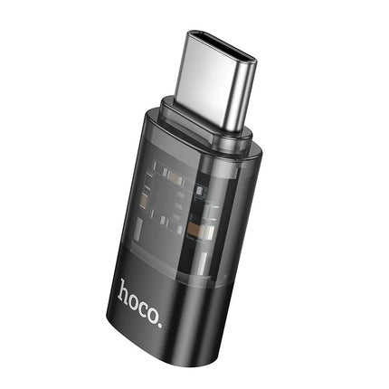 Hoco UA36D USB-C to Lightning Adapter Transparent