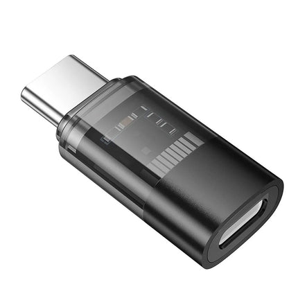 Hoco UA36D USB-C to Lightning Adapter Transparent