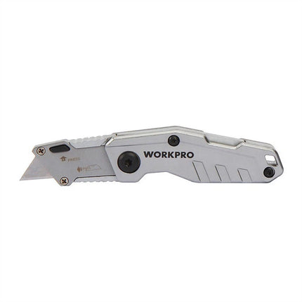 WORKPRO Mini Aluminum Quick-Change Folding Utility Knife