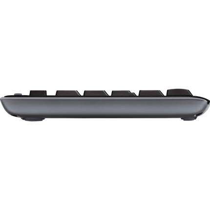 طقم لوحة مفاتيح وماوس لاسلكي لوجيتك (Logitech MK270) - حجم كامل - 8 مفاتيح وسائط مخصصة - اتصال لاسلكي موثوق - أسود