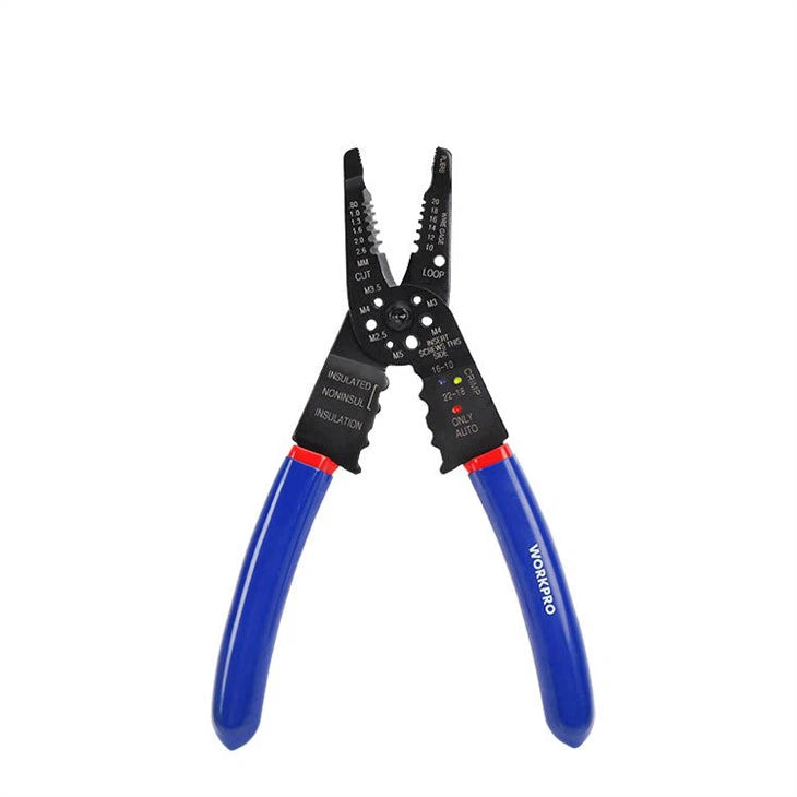 WORKPRO 200mm Long Nose Multi-Purpose Wire Stripper WORKPRO 200mm Long Nose Multi-Purpose Wire Stripper