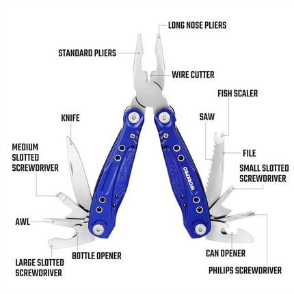 WORKPRO 13-in-1 Multi-Purpose Pliers