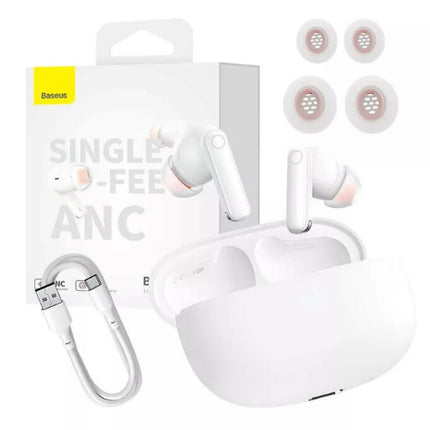 Baseus Bowie MZ10 True Wireless Earphones - Active Noise Cancellation (ANC) - 0.06s Low Latency - 4-Mic ENC for Clear Calls - Bluetooth 5.3 - Support Baseus App