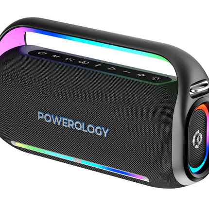 Powerology 150W TWS Karaoke Party Speaker with Wireless Mic & Remote