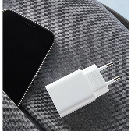 Xiaomi Mi 20W Wall Charger (Type-C) - PD Fast Charging Support - Compact & Safe Design