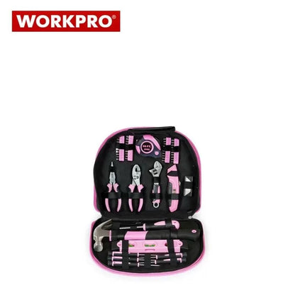 طقم عدة workpro الوردي – 103 قطعة