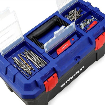 WORKPRO Heavy Duty Plastic Toolboxes (16", 20", 22.5")