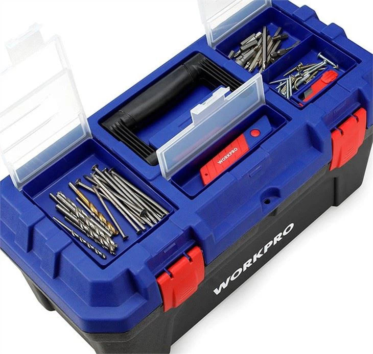 WORKPRO Heavy Duty Plastic Toolboxes (16 WORKPRO Heavy Duty Plastic Toolboxes (16