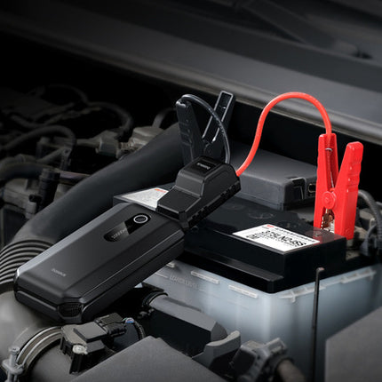 Baseus Super Energy Air Car Jump Starter Power Bank - 10,000mAh Capacity - 1000A Peak Current - Emergency Booster for Gasoline and Diesel Engines - Built-in LED Flashlight