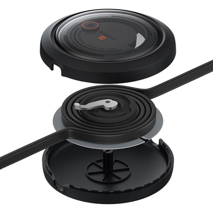 Baseus Free2Draw Retractable Crystal Fast Charging 3-in-1 Data Cable - 100W Power Delivery - USB to Type-C, Lightning, and Micro USB - Adjustable Length - 1.1 Meters Baseus Free2Draw Retractable Crystal Fast Charging 3-in-1 Data Cable - 100W Power Delivery - USB to Type-C, Lightning, and Micro USB - Adjustable Length - 1.1 Meters