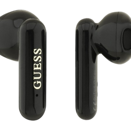 سماعات جيس (Guess) لاسلكية TWS مع تقنية ENC وشعار 4G - أبيض وأسود وزهري
