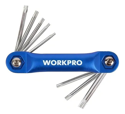 WORKPRO 8-Piece Folding Torx Key Set | W022019