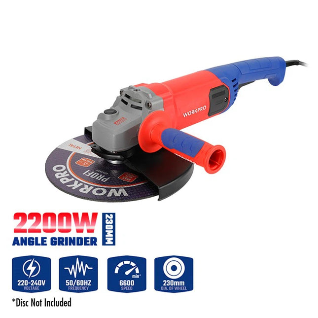 230mm 2200W Professional Angle Grinder | WP472004