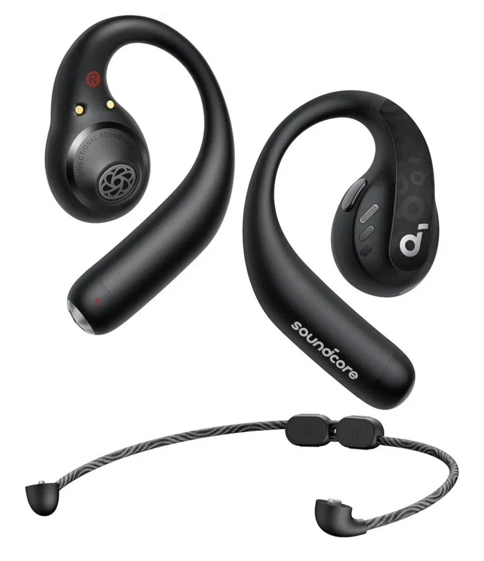 سماعات Soundcore AeroFit Pro بتصميم مفتوح — صوت متوازن مع بطارية طويلة سماعات Soundcore AeroFit Pro بتصميم مفتوح — صوت متوازن مع بطارية طويلة
