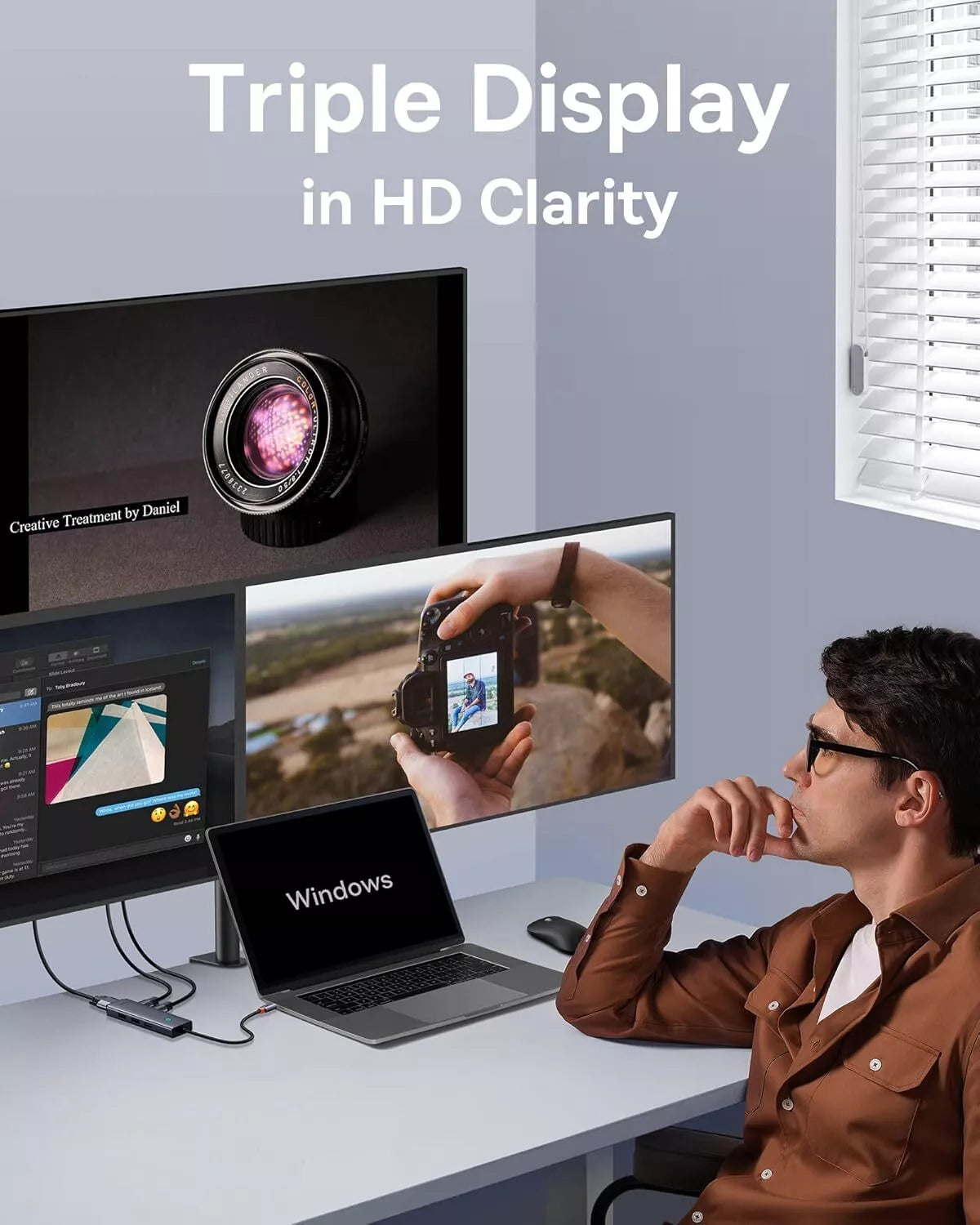محطة إرساء باسوس إنجويمنت (Baseus Enjoyment Series) بـ 7 منافذ - محول USB-C إلى HDMI 4K و VGA لعرض الفيديو المزدوج - شحن سريع 100W PD - منافذ USB 3.0 فائقة السرعة - قارئ بطاقات SD و TF محطة إرساء باسوس إنجويمنت (Baseus Enjoyment Series) بـ 7 منافذ - محول USB-C إلى HDMI 4K و VGA لعرض الفيديو المزدوج - شحن سريع 100W PD - منافذ USB 3.0 فائقة السرعة - قارئ بطاقات SD و TF