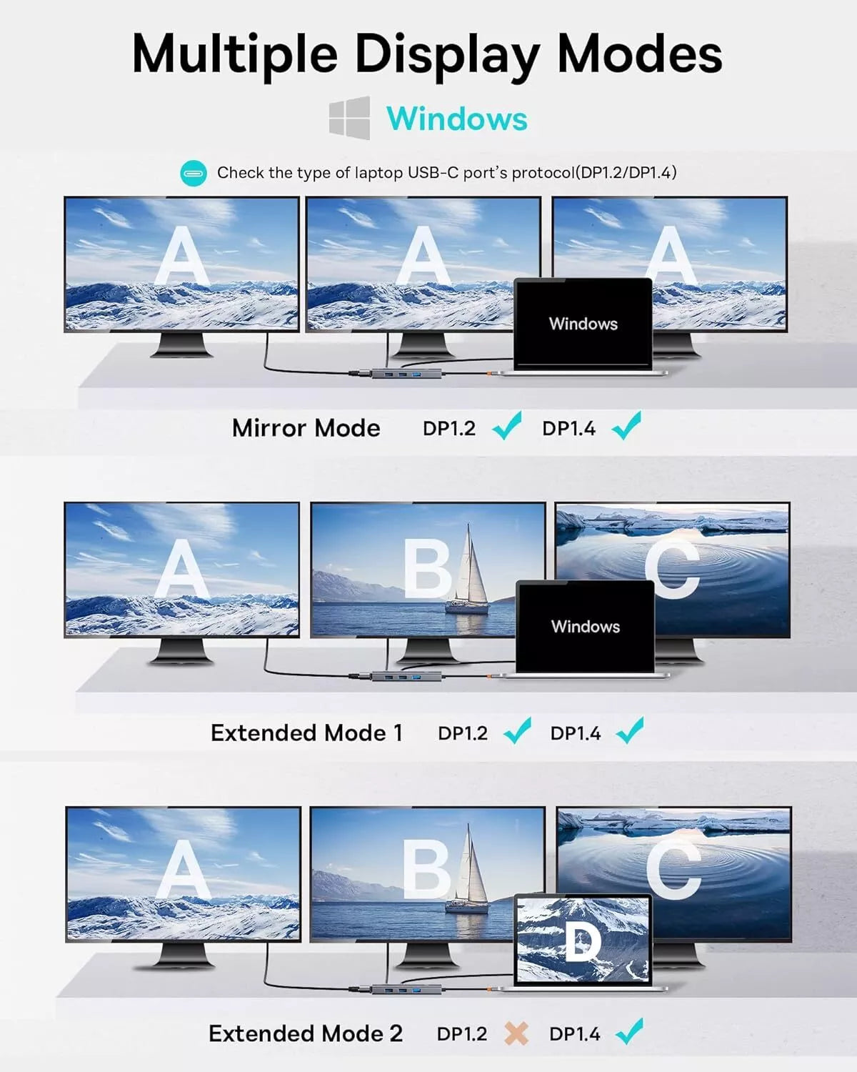 محطة إرساء باسوس إنجويمنت (Baseus Enjoyment Series) بـ 7 منافذ - محول USB-C إلى HDMI 4K و VGA لعرض الفيديو المزدوج - شحن سريع 100W PD - منافذ USB 3.0 فائقة السرعة - قارئ بطاقات SD و TF محطة إرساء باسوس إنجويمنت (Baseus Enjoyment Series) بـ 7 منافذ - محول USB-C إلى HDMI 4K و VGA لعرض الفيديو المزدوج - شحن سريع 100W PD - منافذ USB 3.0 فائقة السرعة - قارئ بطاقات SD و TF