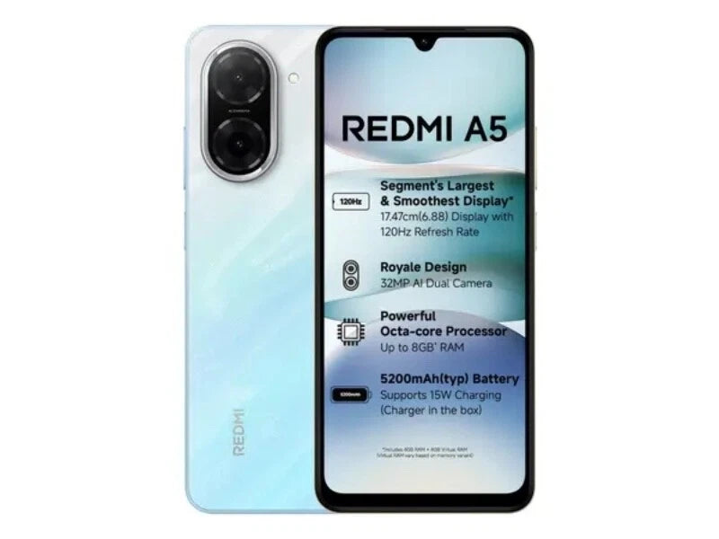 ريدمي A5 | 4 GB - 128 GB ريدمي A5 | 4 GB - 128 GB