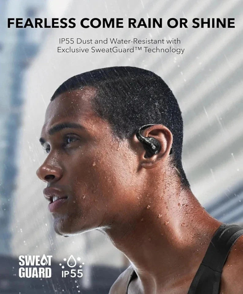 سماعات Soundcore AeroFit Pro بتصميم مفتوح — صوت متوازن مع بطارية طويلة سماعات Soundcore AeroFit Pro بتصميم مفتوح — صوت متوازن مع بطارية طويلة