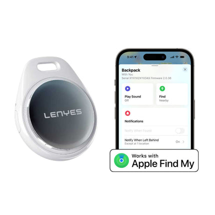 LENYES TX04 Wireless Location Tracker -White