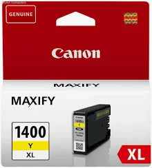 Canon PGI-1400XL High Yield Ink Cartridge Set - BK/C/M/Y - DRHD Pigment Ink - Professional Business Printing - Compatible with MAXIFY MB2040, MB2140, MB2340, MB2740