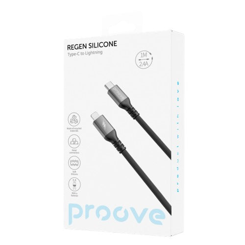 كابل ReGen Silicone Proove - Type-C إلى Lightning (1 متر) كابل ReGen Silicone Proove - Type-C إلى Lightning (1 متر)